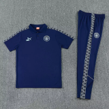 26-27 Man City Royal blue Polo Tracksuit