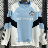 26-27 Man City Blue white Hoody (无帽卫衣)