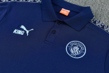 26-27 Man City Royal blue Polo Tracksuit