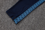 25-26 Man City Light blue Kids Half Pull Tracksuit #E25229(童装)(半拉链)