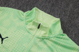 25-26 Man City Light green Half Pull Tracksuit #B25139(半拉链)