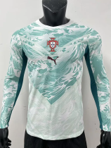 26-27 Portugal Away Long Sleeve Player Version Soccer Jersey (长袖球员)