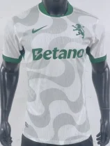 25-26 Sporting Lisbon White Player Version Soccer Jersey