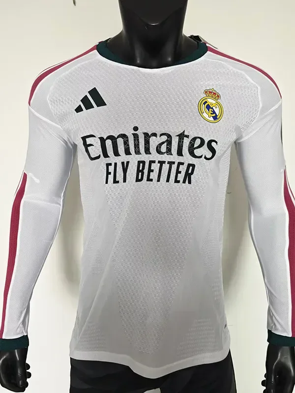 26-27 RMA Home Long Sleeve Player Version Soccer Jersey (长袖球员)