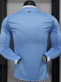 25-26 Man City Home Long Sleeve Player Version Soccer Jersey (长袖球员)