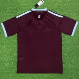 26-27 Aston Villa Home Fans Soccer Jersey