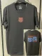  25-26 BAR Black High Quality Casual T-Shirt #圆领红标