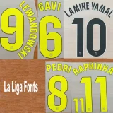 25-26 BAR Away Player Version Soccer Jersey