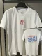 25-26 BAR White High Quality Casual T-Shirt #圆领红标
