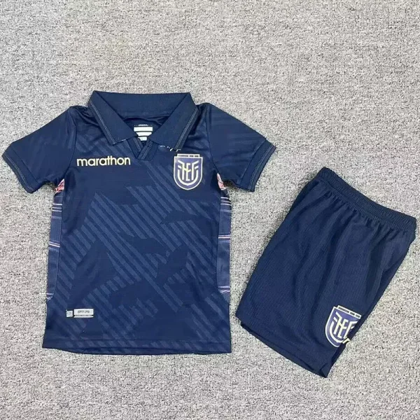 26-27 Ecuador Away Kids Soccer Jersey
