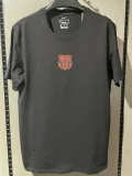  25-26 BAR Black High Quality Casual T-Shirt #圆领红标
