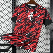  26-27 Sao Paulo Red Black Training shirts
