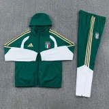25-26 Italy Green Hoodie Jacket Tracksuit