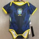 26-27 Brazil Away Baby Infant Crawl Suit