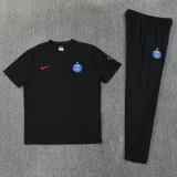 26-27 PSG Black Polo Tracksuit (圆领)