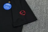 26-27 PSG Black Polo Tracksuit (圆领)