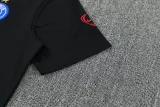 26-27 PSG Black Polo Tracksuit (圆领)