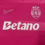 25-26 Sporting Lisbon Pink Fans Soccer Jersey