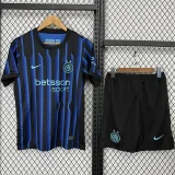 25-26 INT Home Kids Soccer Jersey (左袖/背下广告)
