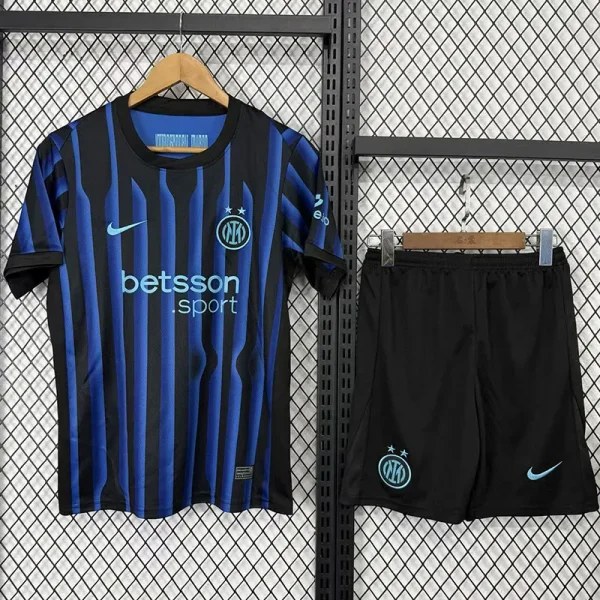 25-26 INT Home Kids Soccer Jersey (左袖/背下广告)
