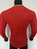 25-26 Portugal Home Long Sleeve Player Version Soccer Jersey (长袖球员)