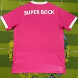 25-26 Sporting Lisbon Pink Fans Soccer Jersey