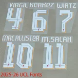 25-26 LIV Home Player Version Soccer Jersey