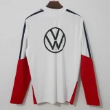 26-27 Germany White Top Half Pull Tracksuit (半拉上衣)
