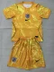 26-27 England Yellow Goalkeeper Kids Soccer Jersey