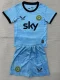 26-27 Ireland Blue Goalkeeper Kids Soccer Jersey