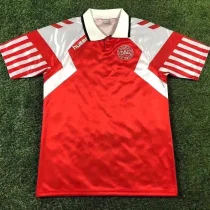 1992 Denmark Home Retro Soccer Jersey
