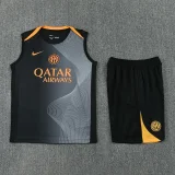 5-26 INT Black Tank top and shorts suit