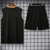 5-26 INT Black Tank top and shorts suit
