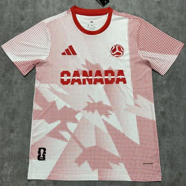 2026 Canada World Cup Culture Promotion Red Training shirts