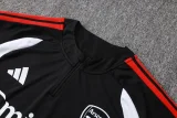 26-27 ARS Black Half Pull Tracksuit #B26030(半拉链)
