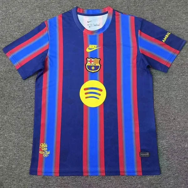 25-26 BAR Blue Red Training shirts (中间标)