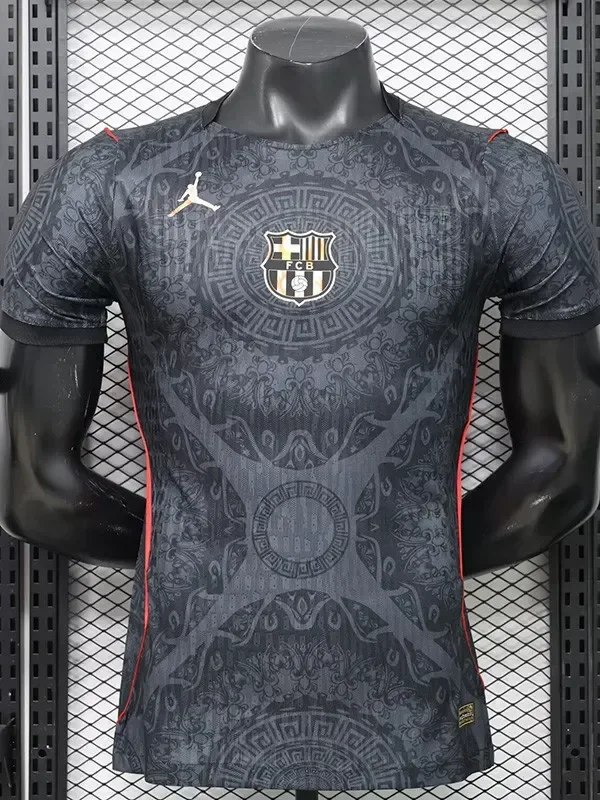 25-26 BAR JD Black Special Edition Player Version Training Shirts (JD标)