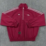 26-27 ARS Brown Red Half Pull Windbreaker (半拉风衣)