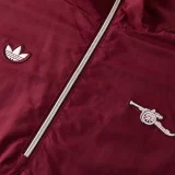 26-27 ARS Brown Red Half Pull Windbreaker (半拉风衣)