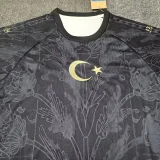 26-27 Turkey Black Special Edition Fans Soccer Jersey (逗号)