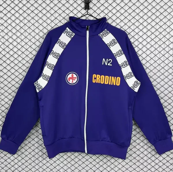 1986-1987 Fiorentina Purple Jacket #单夹克
