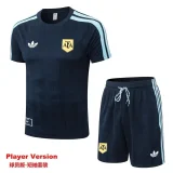 26-27 Argentina Royal blue Player Version Training Short Suit (球员短套装
