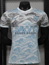 2026 Al-Hilal Grey Blue Special Edition Player Version Soccer Jersey