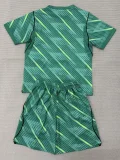 26-27 France Green Goalkeeper Kids Soccer Jersey