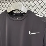 T3392 NK Brown Gray High Quality Casual T-Shirt