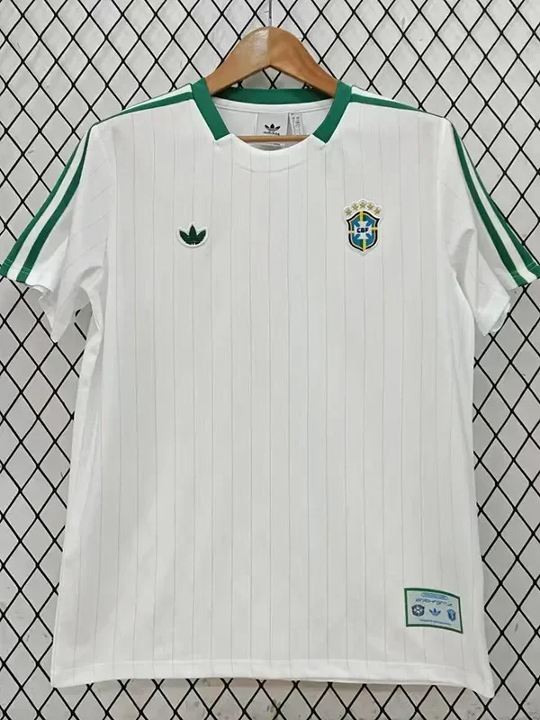 26-27 Brazil White Casual Edition Fans Training shirts