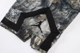 C2525 AJ Gray Bastketball Casual Short Pants #树枝影
