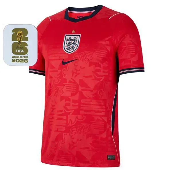 26-27 England Away 1:1 Fans Soccer Jersey (Right-Arm Patch)