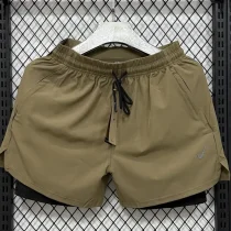 D1105 NK Khaki Casual Short Pants