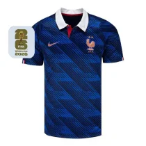 26-27 France Home 1:1 Fans Soccer Jersey (Right-Arm Patch)